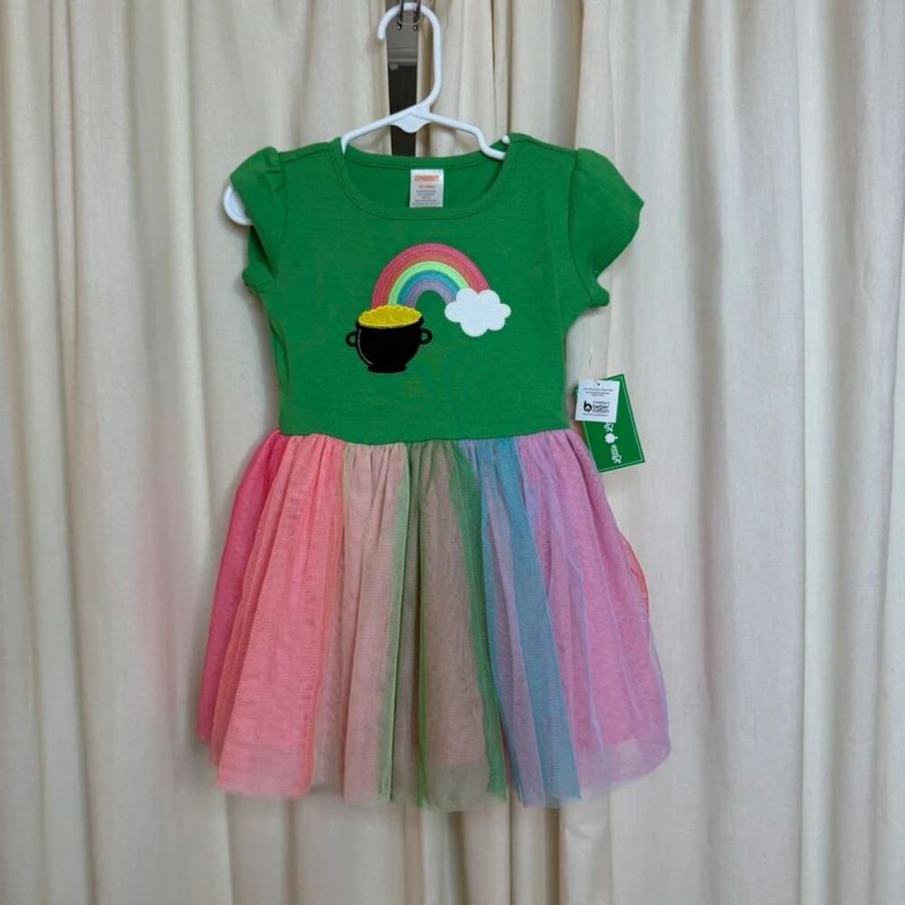 NWT Gymboree Girls Embroidered Rainbow Tutu Dress 24 months